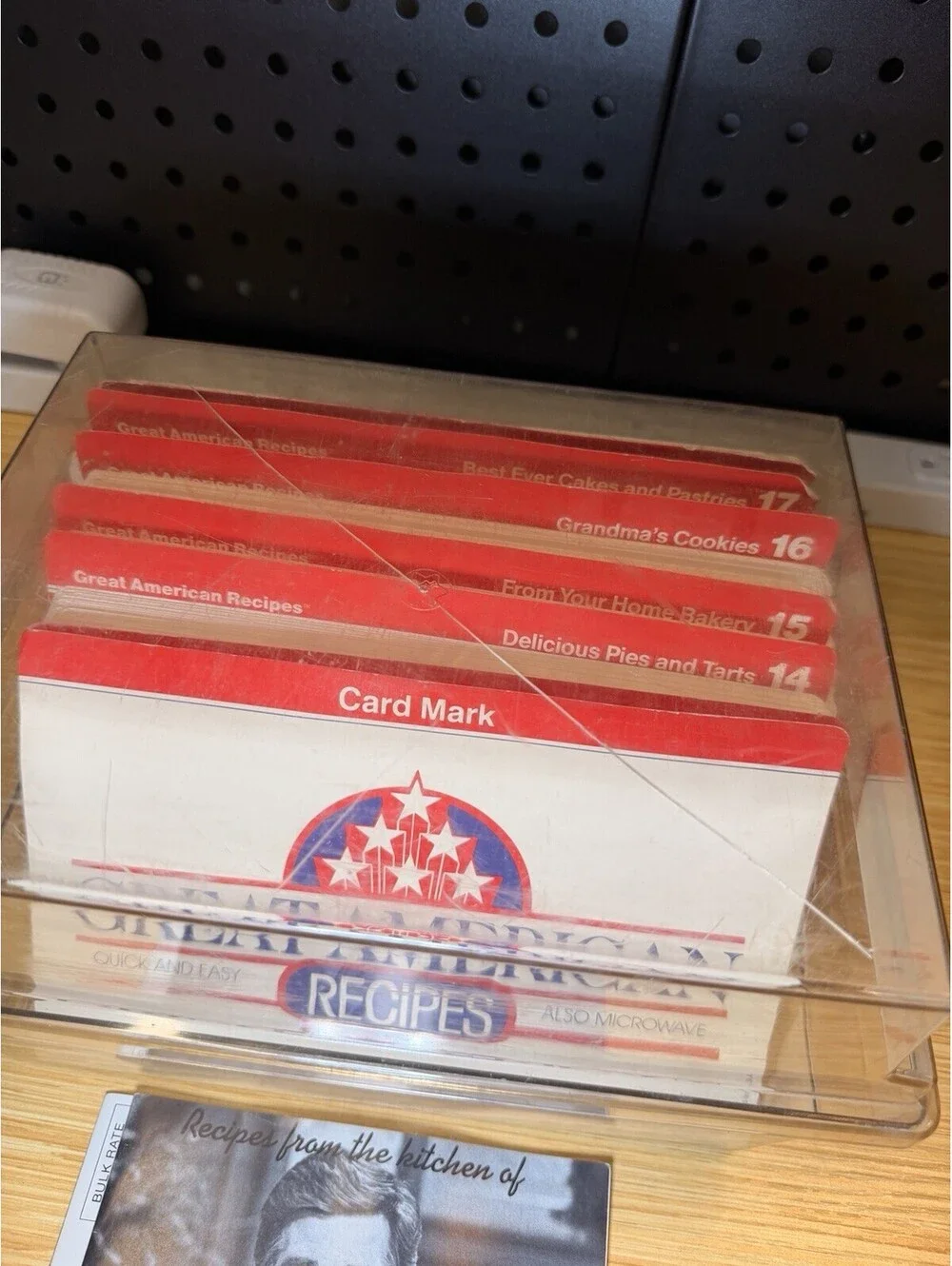 Vintage, COLLECTIBLE 1988 Great American Recipes, Card Library 13-18 1 box
